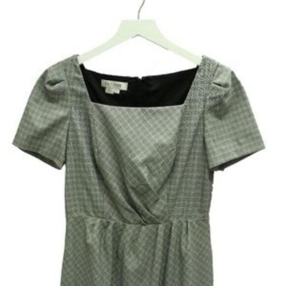 Kay Unger Gray Geo Dress - Picture 4 of 5